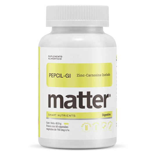 PEPCIL-GI, ZINC-CARNOSINA 60 CAPSULAS MATTER