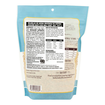 AVENA ROLADA RAPIDA COCCION ORG 454 GR