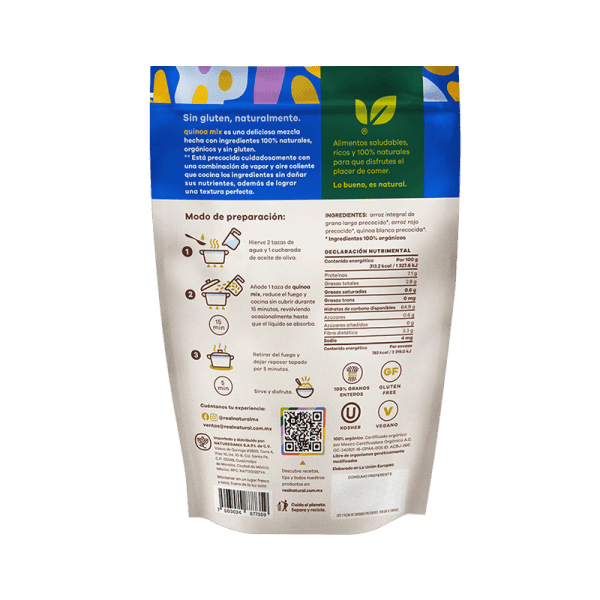 QUINOA MIX REAL NATURAL ORGANICS 250 G