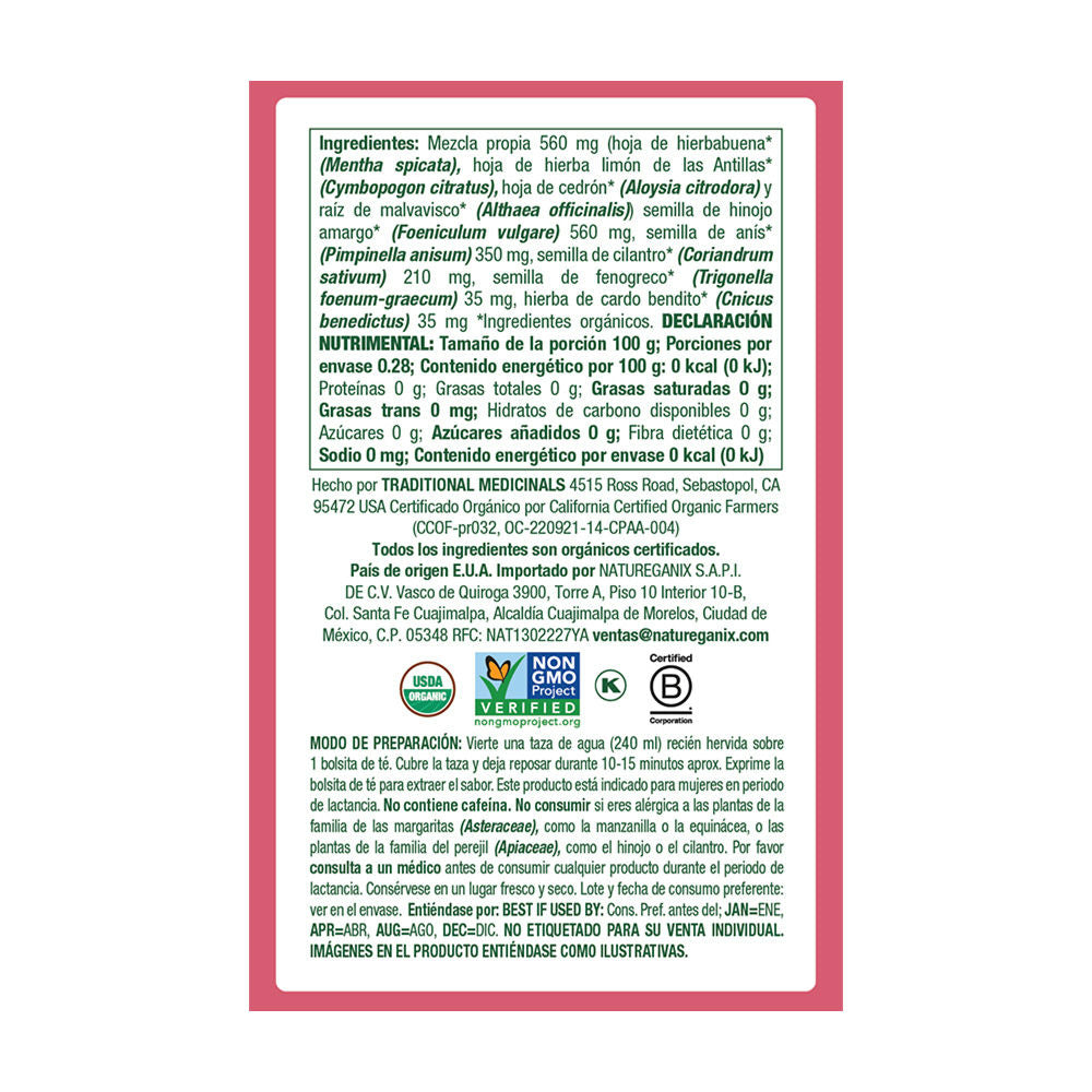 TE PARA LA LACTANCIA MOTHER MILK 28 GR