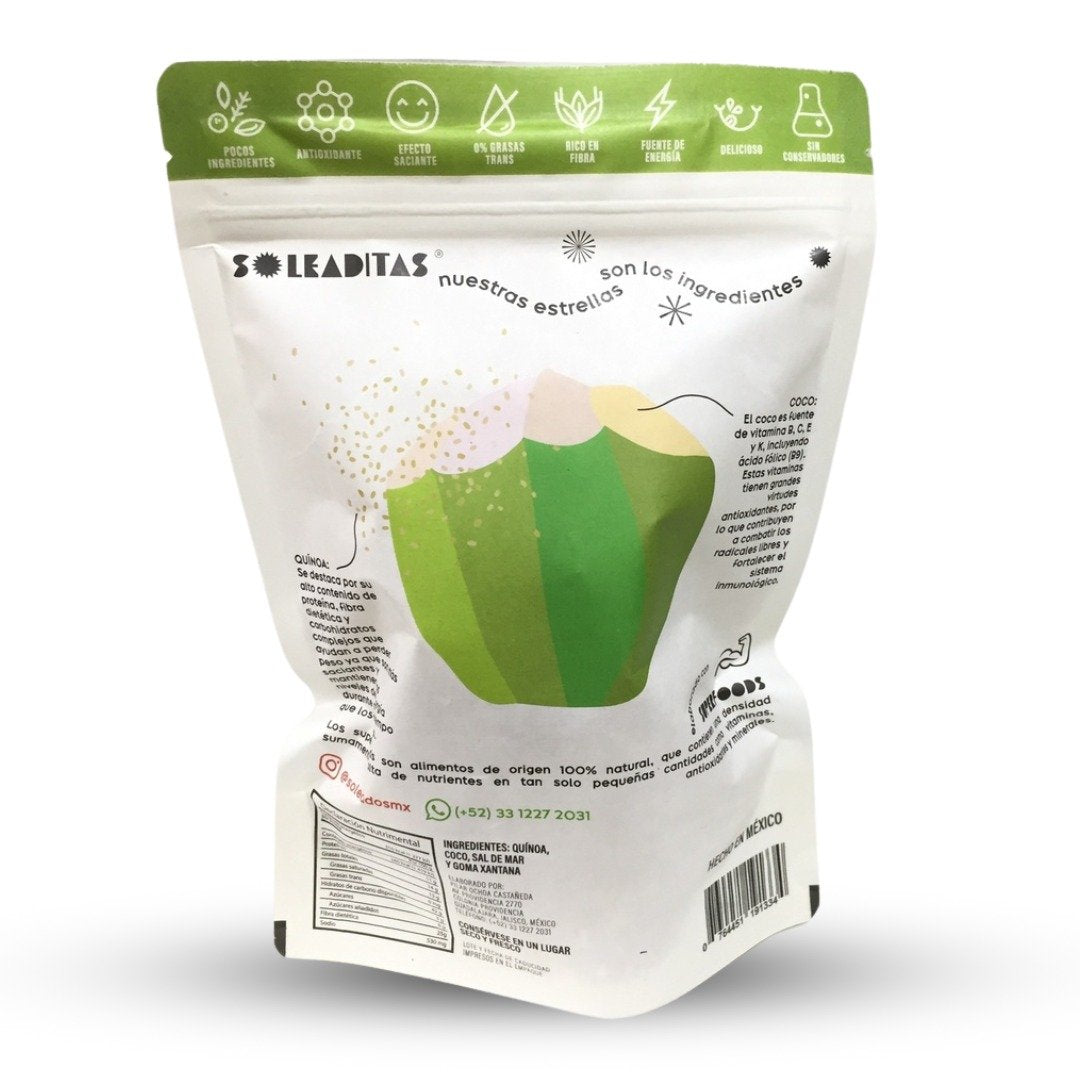 SOLEADITA COCO QUINOA 90 GR SOLEADOS