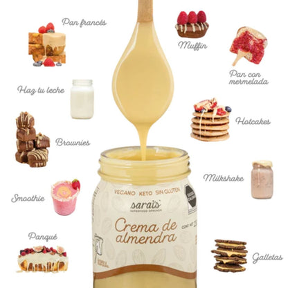 CREMA SARAIS LECHE DE ALMENDRAS 230GR