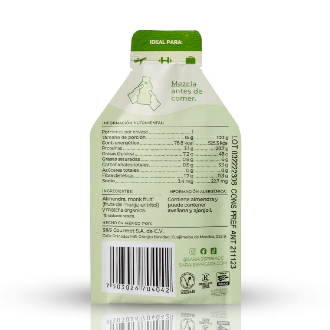 SACHETS SARAIS MATCHA 15GRS