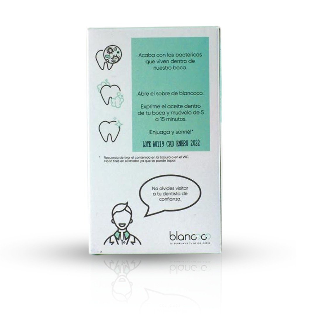 OIL PULLING 14 SOBRES DE 7 ML C/U BLANCOCO