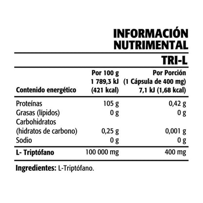 TRI- L /   L-TRIPTOFANO 100 CAPS ULTRAGENICS HEMAGIC