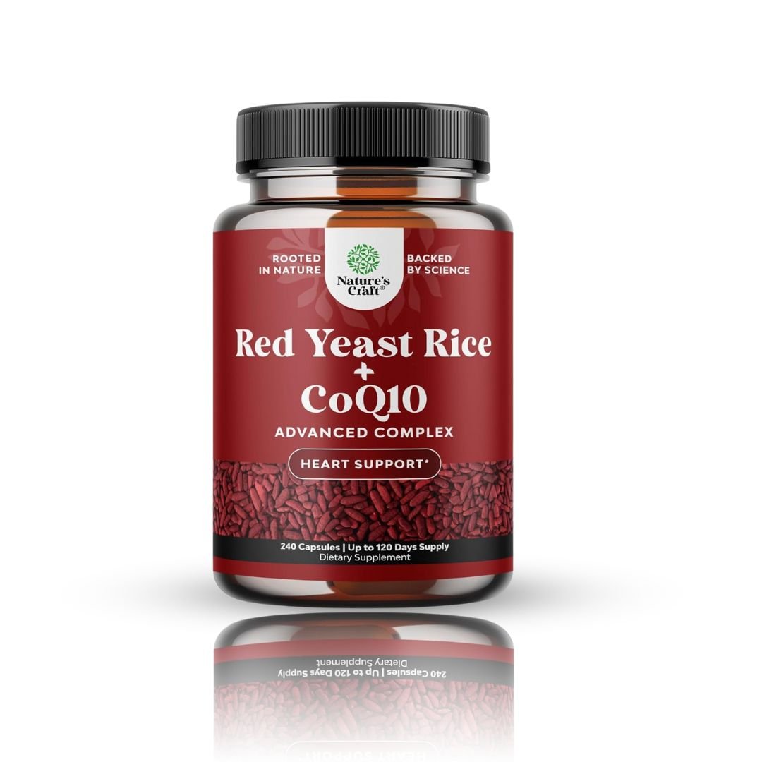 RED YEAST RICE + COQ10 60  COLESTEROL CAPSULAS NATURES CRAFT