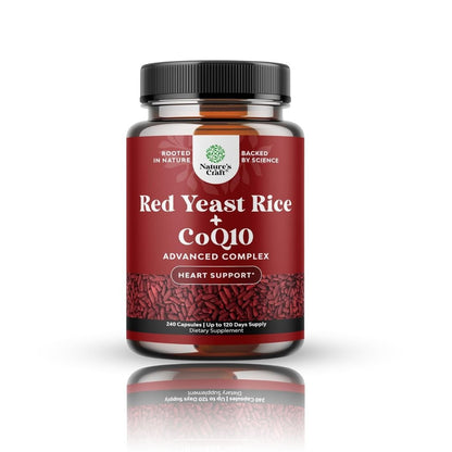 RED YEAST RICE + COQ10 60  COLESTEROL CAPSULAS NATURES CRAFT