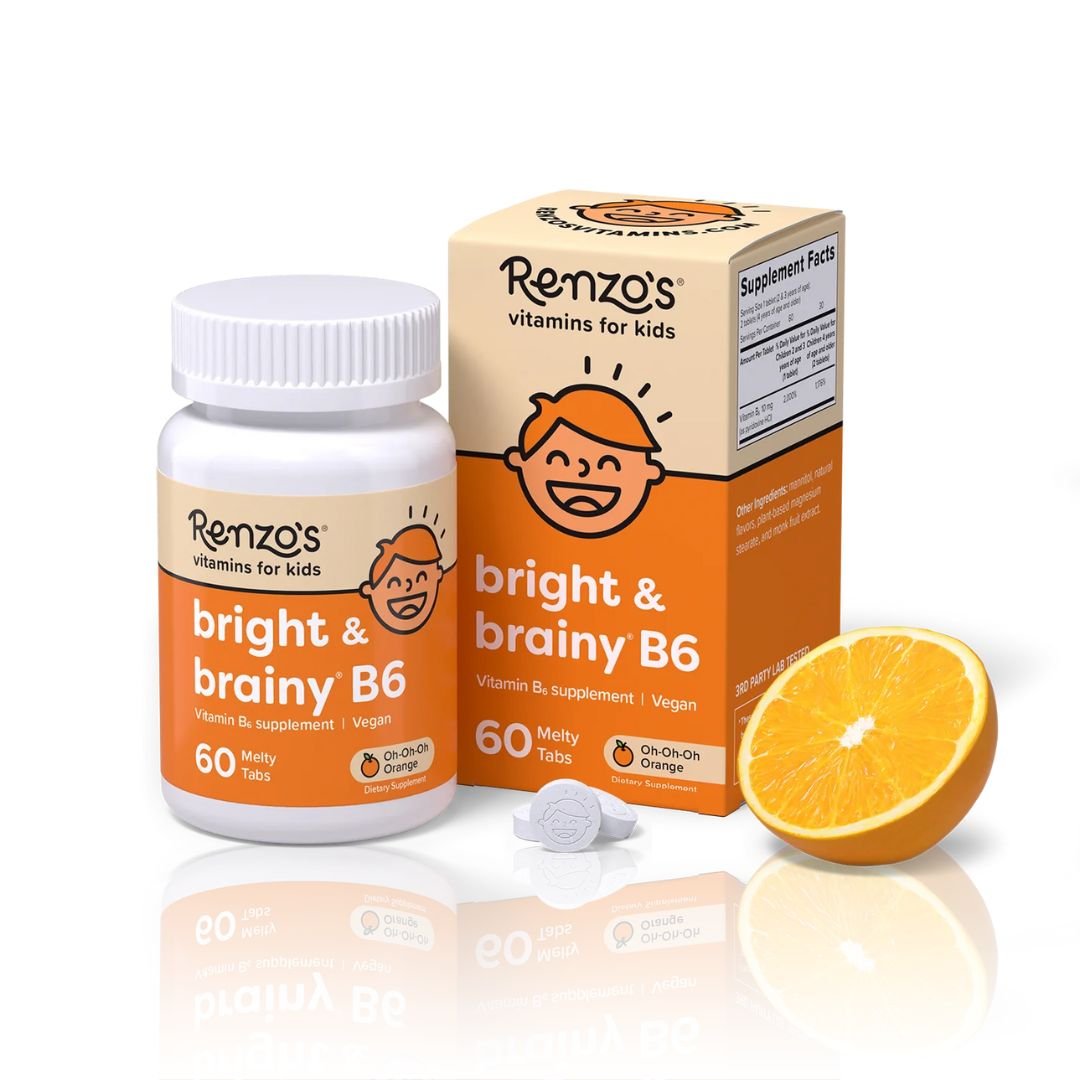 VITAMINA B-6 BRIGHT & BRAINY 60 CAPSULAS RENZOS
