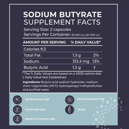 BUTIRATO DE SODIO 60 CAPS BODYBIO