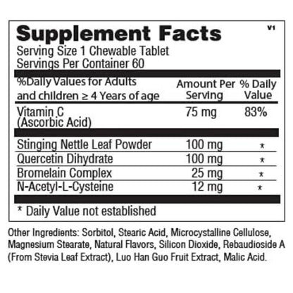 HISTAMINA SHIELD PLUS FOR KIDS WELLSOURCE 60 CAPS