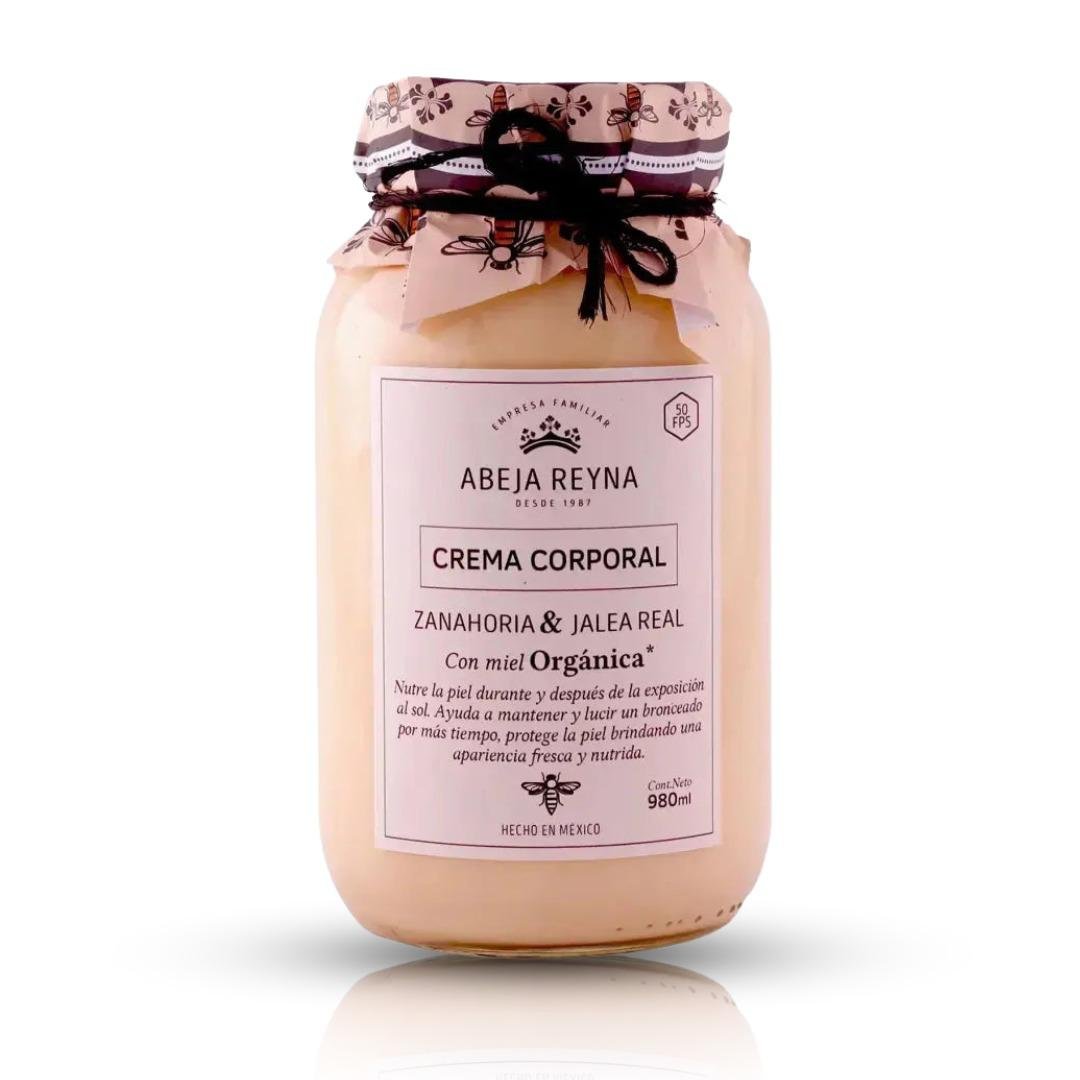 CREMA CORPORAL ZANAHORIA Y JALEA REAL 980 ML
