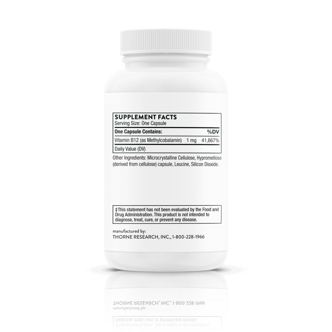 THORNE STRESS VITAMINA B COMPLEJO B12, 60 CAPS