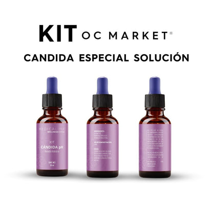 KIT CANDIDA ESPECIAL SOLUCION, EXTRACTO Y SHAMPOO MEDICALIMA