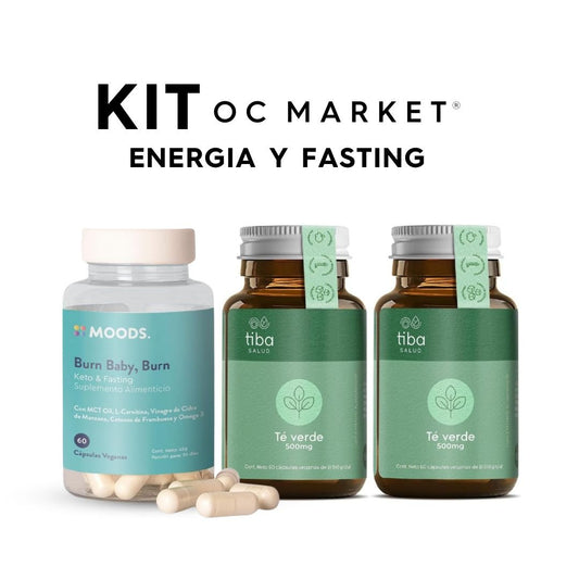 KIT OCM ENERGIA Y FASTING (BURN BABY BURN, TIBA SALUD TE VERDE, TIBA SALUD TE VERDE)