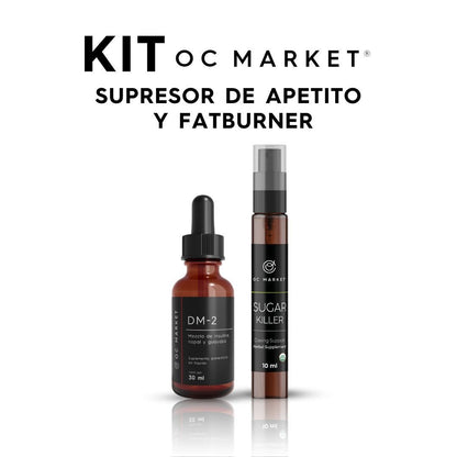 KIT SUPRESOR DE APETITO (DM2, 1 PIEZA SUGAR KILLER)