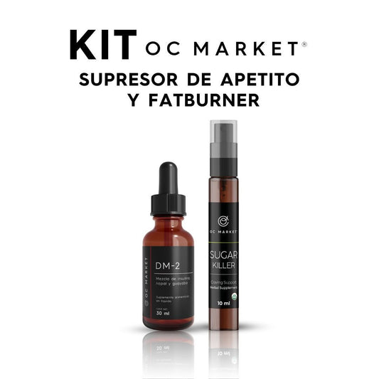 KIT SUPRESOR DE APETITO (DM2, 1 PIEZA SUGAR KILLER)