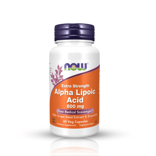 ACIDO ALPHA LIPOICO 600 MG 60 CAPS NOW - Oc Market