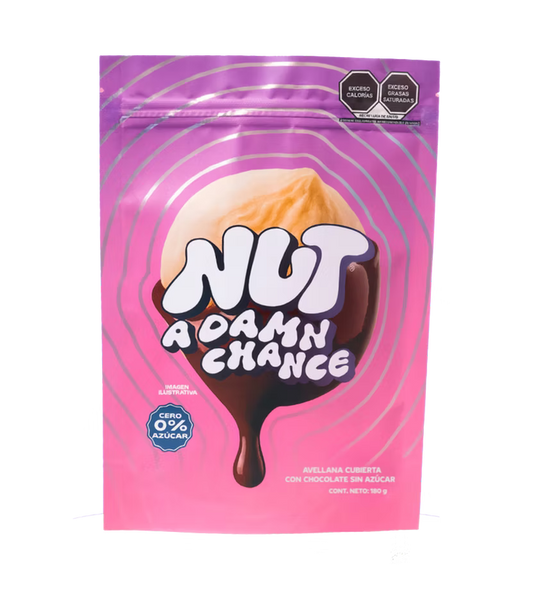 AVELLANA CUBIERTA DE CHOCOLATE SIN AZUCAR 180 GR