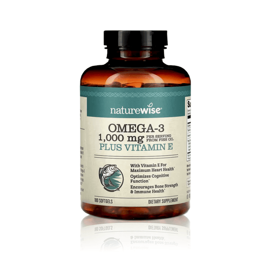 OMEGA-3 1000 MG PLUS VITAMIN E 60 CAPSULAS NATUREWISE