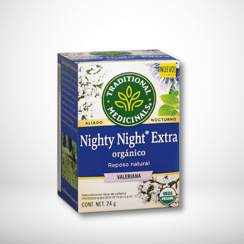 TÉ VALERIANA ORGÁNICA NIGHT NIGHT EXTRA TRADITIONAL MEDICINALS - Oc Market